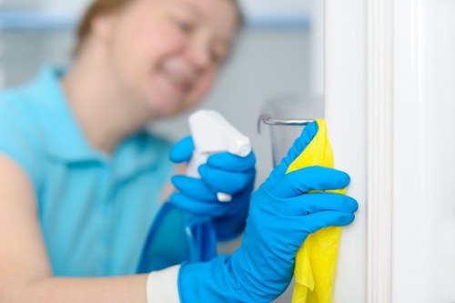 Steam carpet cleaning equipment in a Kidbrooke home