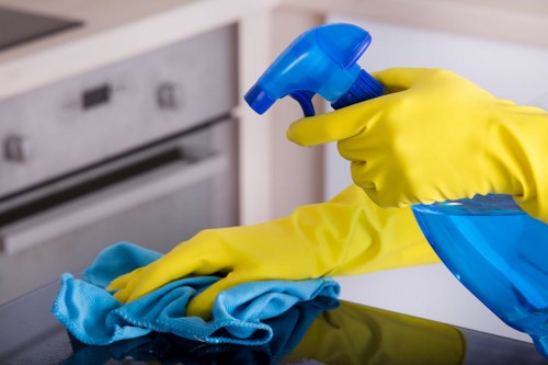 Accessible Kidbrooke carpet cleaners website shown on a screen with inclusive design elements