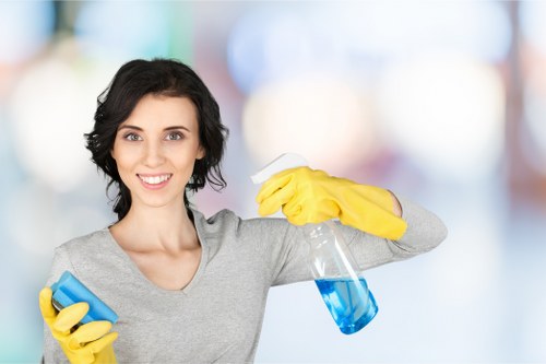 Kidbrooke carpet cleaner completing a safe and organised cleaning task