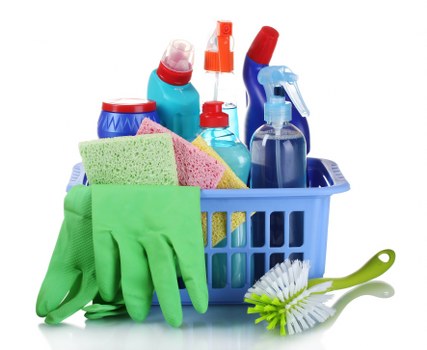Close-up of dust and debris being removed from a mattress during cleaning
